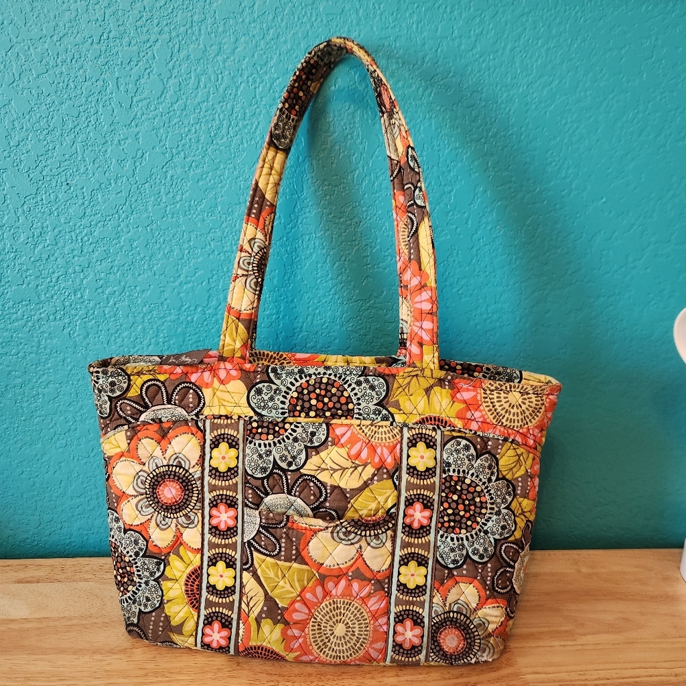 Vera Bradley Medium Sized‎ Flower Shower Mandy Bag/Purse